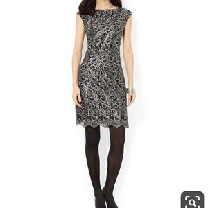 Ralph Lauren Metallic Lace Dress